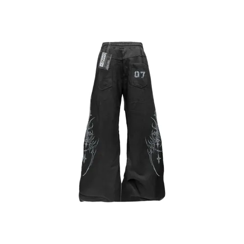 DAND Черные Унисекс Вязаные Спортивные Штаны