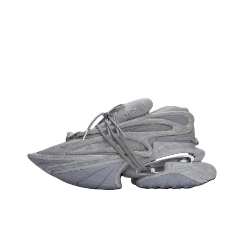 BALMAIN Unicorn Низкий Топ Повседневная Обувь Мужская Серый