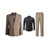 Кофейный (Черная рубашка)