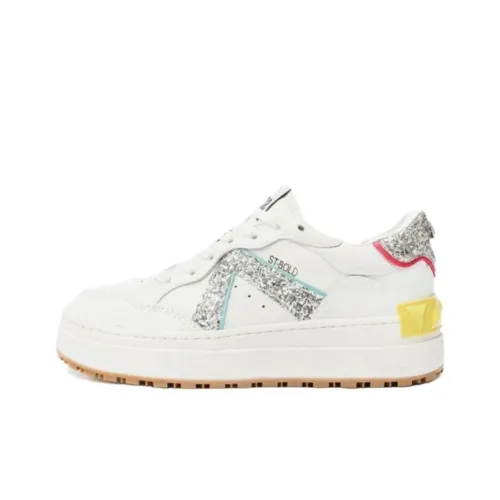 Schutz Low Топ Скейтборд Кроссовки Женские Белые