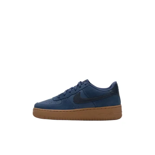 Nike Air Force 1 Low Топ Детские Скейтбординги Синий Унисекс