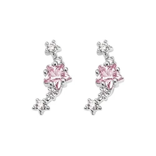 D.K.X Титановые стальные серьги-гвоздики женские