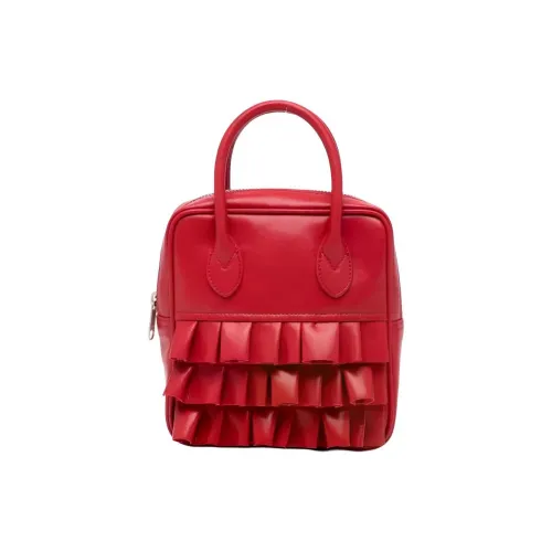 CDG Полиуретан Сумка Женская Малиновая