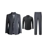 Серый Черный Рубашка