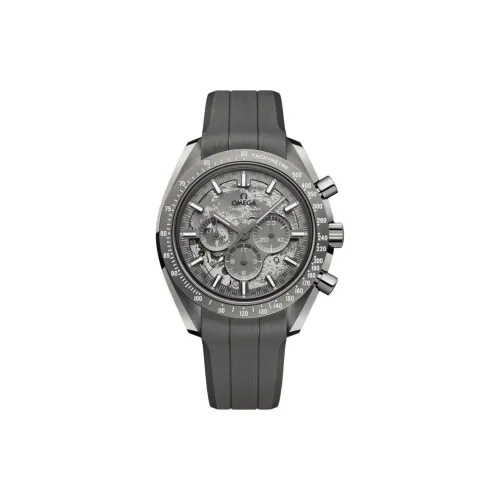 OMEGA Механизм с ручным заводом Мужской Ультра Dominance Series Moon's Темный Боковая сторона Часы 44,25mm Серый