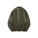 Оливковый зеленый (Ma Черный и Белый Улыбка Лицо Логотип на груди)