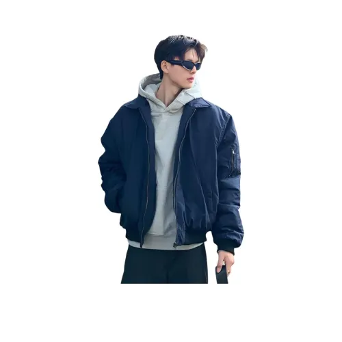 City Hipster Темно-синие унисекс куртки