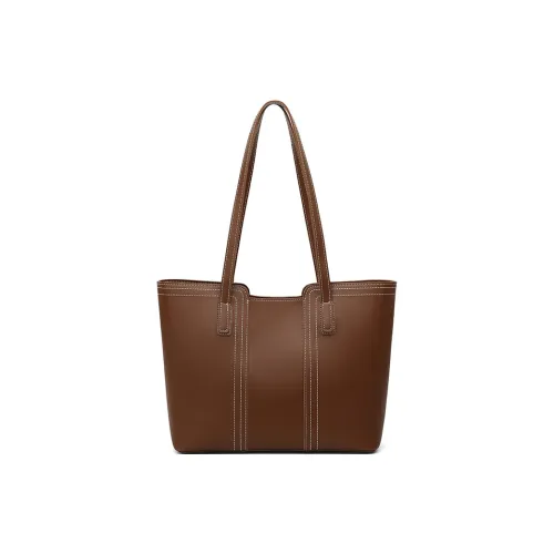 Younger Song Сумка через плечо из коровьей кожи женская коричневая