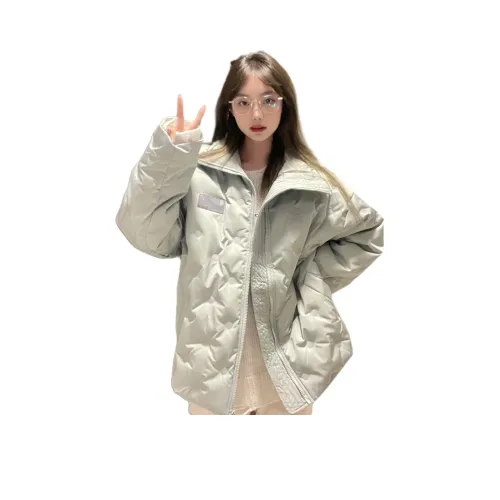 YOUSEKOO Светло-зеленый женский пуховик