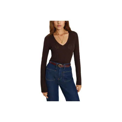 REFORMATION Krista Regenerative Merino V-Neck Sweater Women's