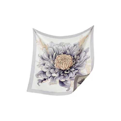 WENSLI Шарфы из шелка с тутовым шелком Женские