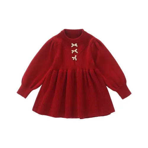 ZHIO Red Kids Dresses ZHIO Красный Детские Платья