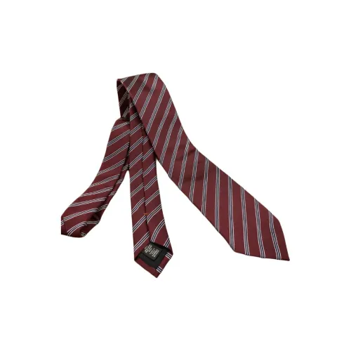 Zegna Шелковые галстуки Мужской Бордовый Красный Морской Синий