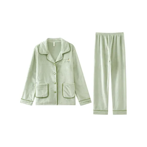 Lanza Зеленый Женский Пижамный Комплект