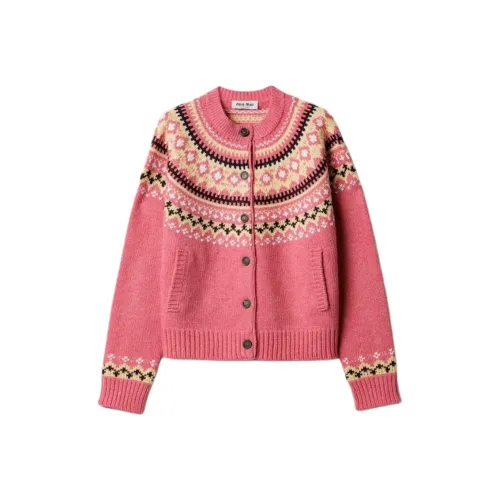 MIU MIU Розовые Женские Свитера