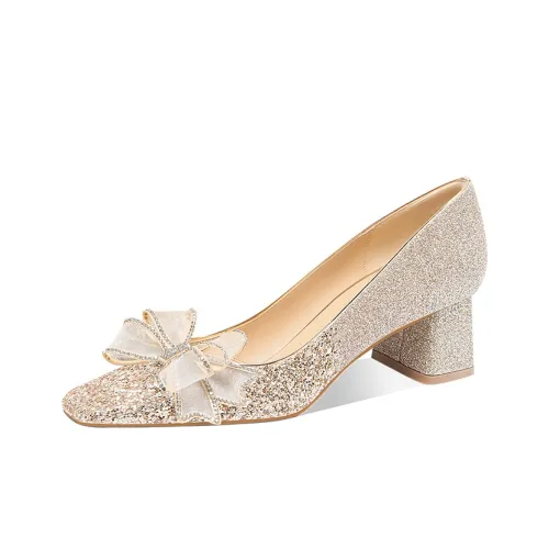 LOLY Высокие каблуки Venus River Dream 5CM Грубый каблук Женские