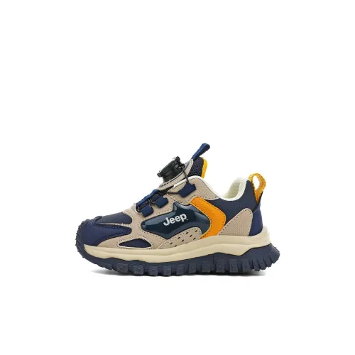 Jeep Low Top Беговые кроссовки Темно-синий и Оранжевый Детский