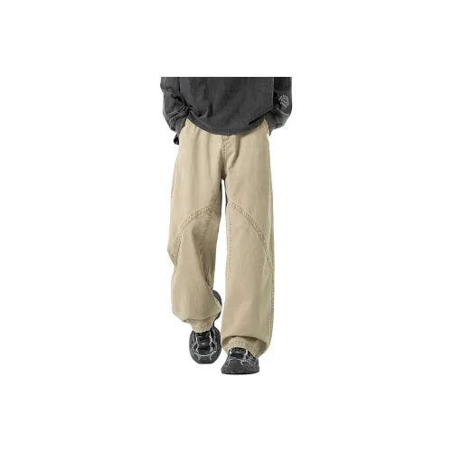 CCAABB Хаки Мужские Повседневные Брюки