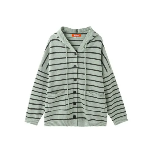 RTNH Зеленые полосы Женская трикотажная одежда