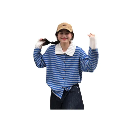 COVER TIME Синий Женский Трикотаж