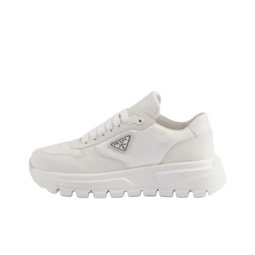 PRADA PRAX 01 Low Топ Повседневная обувь Женская Белая
