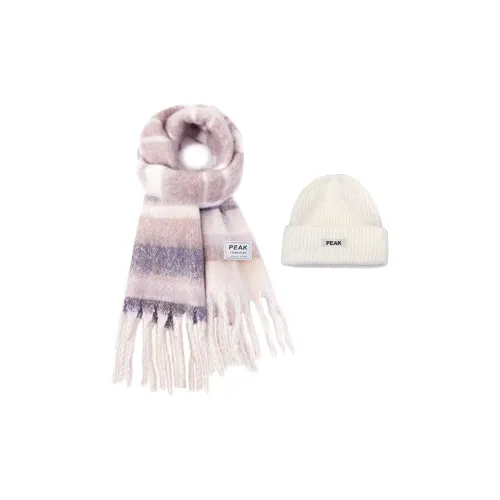 PEAK Полиэстер Трикотаж Шарфы Унисекс Светлый Кофейный Градиент