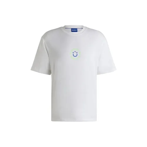 Hugo Повседневные Короткие Рубашки с Короткими Рукавами для Мужчин