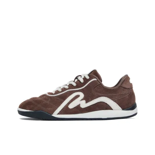 REEMUSTERED Slip-resistant Abrasion-resistant Lightweight Low-Top Casual Shoes Women's Brown REEMUSTERED Противоскользящий Устойчивый к истиранию Легкий Низкий Топ Повседневная Обувь Женская Коричневый