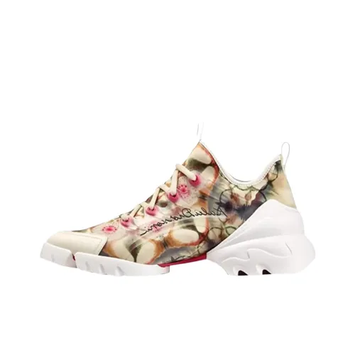 DIOR D Connect Low Топ Повседневная обувь Женская Бежевая