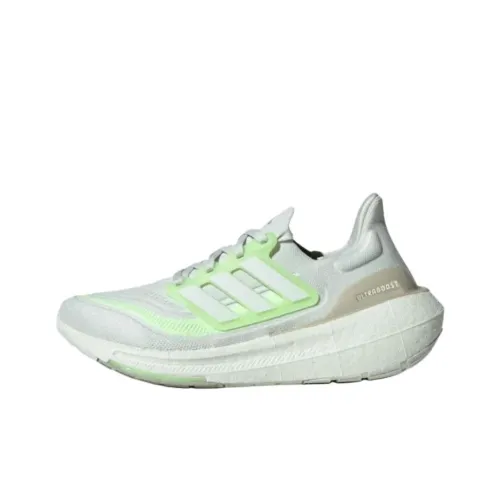 Adidas Ultraboost Light Амортизация Износостойкие Низкие Кроссовки для Спортивных Занятий Женские Серый Зеленый
