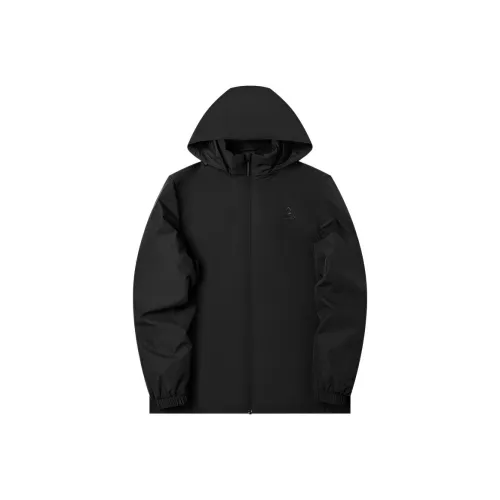 Erke Глубокий Черный Мужской Тренч