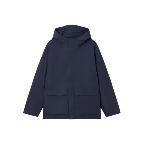 Lacoste 166 Темно-синий Мужские Пуховики