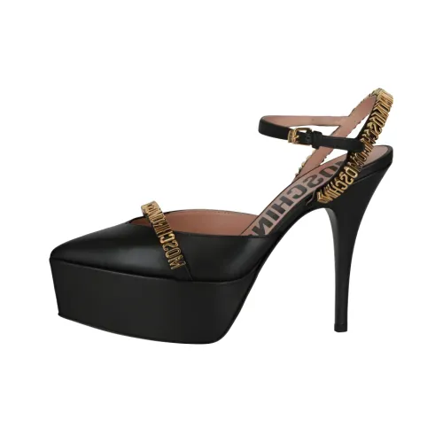 MOSCHINO Узкий каблук Высокие каблуки 12 см Женские Черный