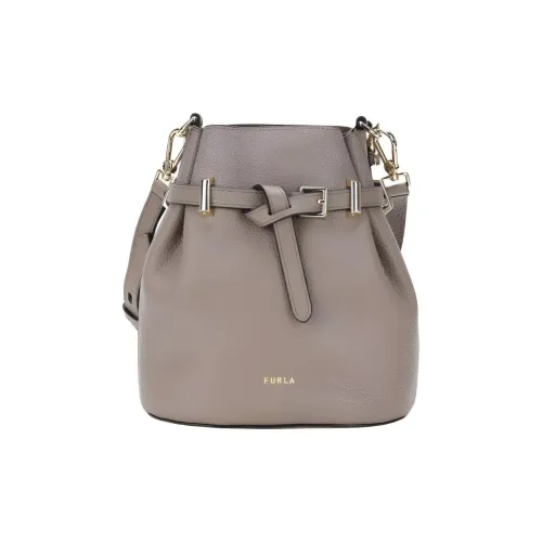 Furla Коровья кожа Одно плечо Сумка Мини Женская Рок Серый