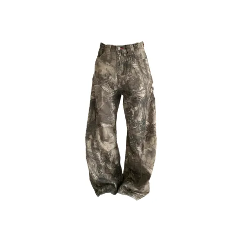 SNEIKLAU Ветка с рельефом Унисекс Джинсы