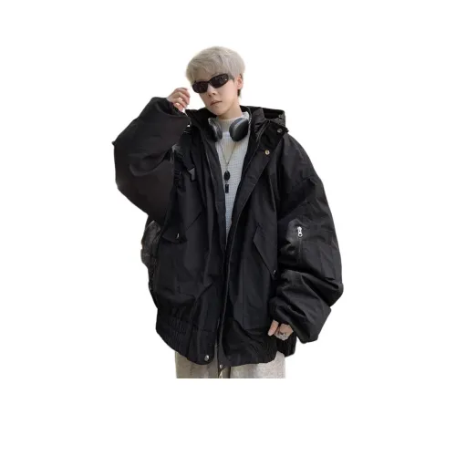 BONAS Черный мужской пуховик