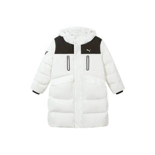 PUMA Белый Черный Тон 00319 Kids Пуховики