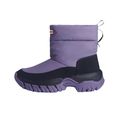 HUNTER Wanderer Intrepid Термический Водонепроницаемый Амортизирующий Короткий Снегобут Женские Фиолетовый