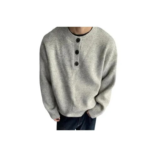 GUHUO Светло-серый унисекс трикотаж