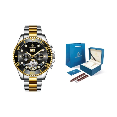 MG.ORKINA MG Автоматический Механический Механизм Мужские Часы 43 мм Многоцветные