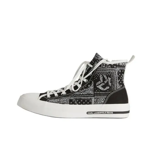 Karl Lagerfeld Klj Vulc High Топ Кеды Мужской Черный