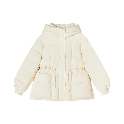 XIANGYING Цапельно-белый Женские Пуховики