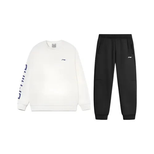 Лайнер Повседневная Спортивная Одежда Унисекс Айвори Синий+Черный