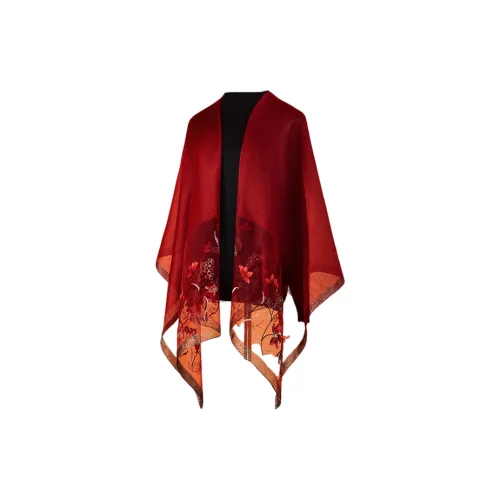 MH Тутовый шелк шерсть палантины женские