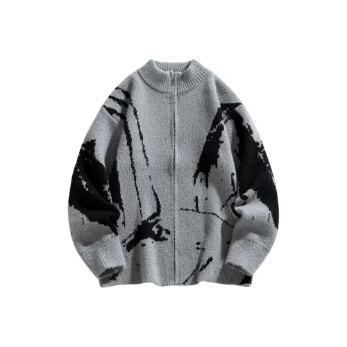 MDGR Серый Черный Мужской Трикотаж