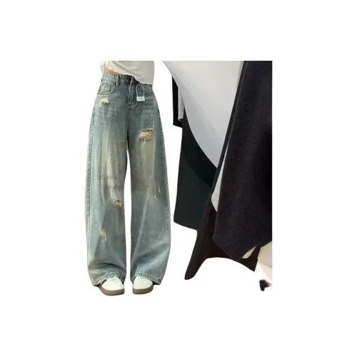 Clog Heel Синий Унисекс Джинсы