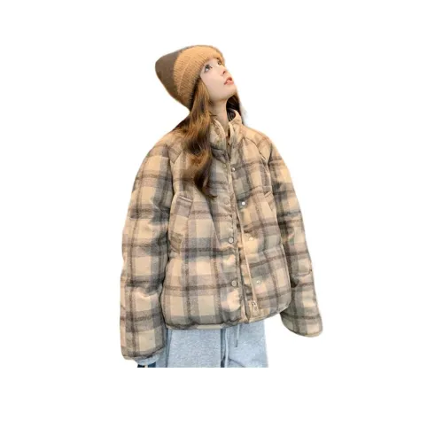 IWZI Клетка Женские Пуховики