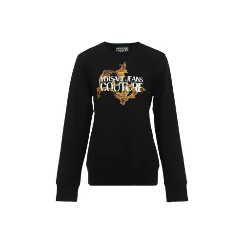 VERSACE JEANS COUTURE FW25 Свитшот Женский Черный