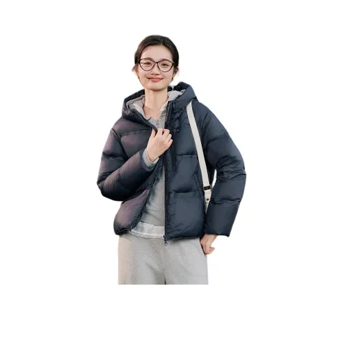 Fragment Темно-синий Синий Женские Пуховики