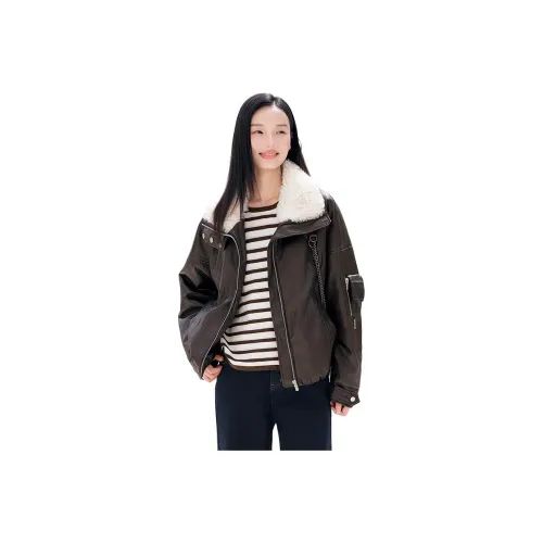 Fragment Dark Coffee Women's Jackets